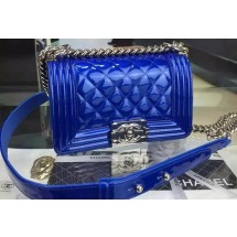 Boy Chanel mini Flap Shoulder Bag Original Leather A5707 Blue JK318Zw99