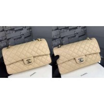 Chanel 2.55 Series Flap Bag Lambskin Leather A5024 Apricot JK434lq41