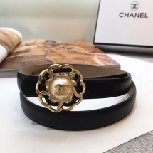 Chanel Calf Leather Belt Wide with 20mm 56611 JK623rJ28