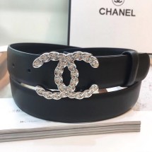 Chanel Calf Leather Belt Wide with 30mm 56604 JK630CD62