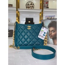 Chanel Calfskin Shoulder Bag AS3111 blue JK2608DO87