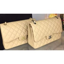 Chanel Classic Flap Bag Original Cannage Patterns A1119 Apricot JK69lq41