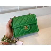 Chanel cross-body bag AS2356 green JK3405tQ92