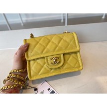 Chanel cross-body bag AS2356 yellow JK3406Yv36