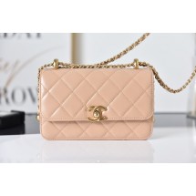 Chanel Flap Lambskin mini Shoulder Bag AS2615 pink JK2768CI68