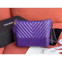 Chanel gabrielle hobo bag A93824 purple JK4320io33