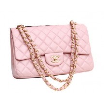 Chanel Jumbo Double Flaps Bags Original Lambskin Leather A36097 Pink JK927NP24