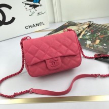 Chanel mini flap bag 8219 pink JK4050ta99