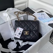 CHANEL mini flap bag AS2468 black JK3262KX86