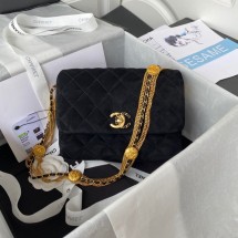 Chanel MINI FLAP BAG AS3378 black JK2269yj81