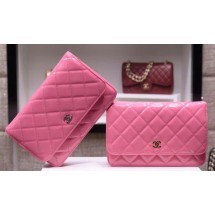 Chanel mini Flap Bag Patent Leather A33814C Pink JK414Rk60