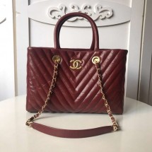 Chanel Original large shopping bag A57974 Burgundy JK4828uT54