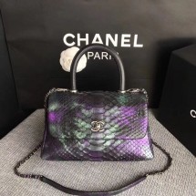 Chanel Original Python Leather Tote Bag 8119C JK5402rf73