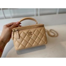 Chanel Original Small classic chain box handbag AP2199 Apricot JK3187Av26