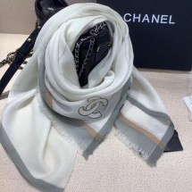 Chanel Scarf C1290 Gray Scarf JK882dE28