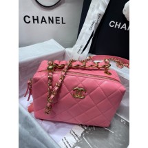 Chanel Sheepskin AS1267 Gold-Tone Metal pink JK2823Af99