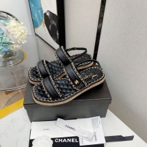 Chanel shoes CH00112 Heel Hight 3CM JK5524Rk60