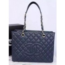 Chanel Shopper Bag Original Calfskin Leather A95021 Royal JK234Ty85