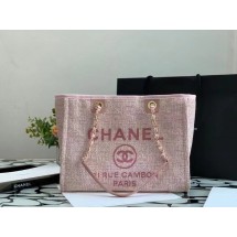 Chanel Shopping bag MM A67001 pink JK3031fH28