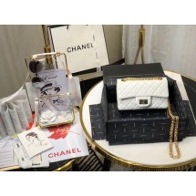 Chanel Shoulder Bag Original Leather White AS0874 Gold JK4563VF54