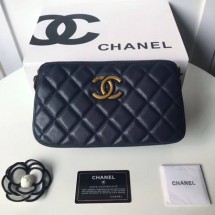 Chanel Shoulder Bag Original Sheepskin Leather A66270 Royal JK5507TV86