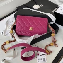 Chanel SMALL FLAP BAG AP2840 rose JK2329vX33