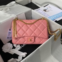 Chanel SMALL Lambskin FLAP BAG AS1793 pink JK2860io33