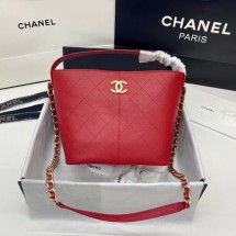 Chanel small shopping bag AS2286 red JK3664ff76