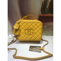 Chanel Vanity Case Original A93343 yellow JK4988ED90