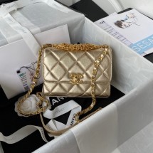 Cheap Chanel MINI FLAP BAG AS3239 gold JK2364sZ66