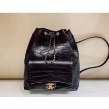 Cheap Chanel Original Leather Backpack AS0800 Black JK4506sJ42