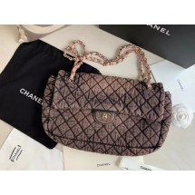 Cheap Fake CHANEL Denim flap bag AS1113 pink JK4257BC48