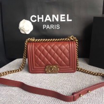 Fake Boy Chanel Flap Bag Original Leather A67086 Red JK5624xE84