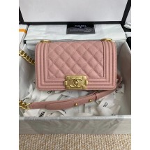 Fake Boy Chanel Flap Shoulder Bag Leather A67085 pink JK2889qZ31