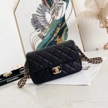 Fake Chanel Flap Shoulder Bag Original leather AS2528 black JK3222tu77