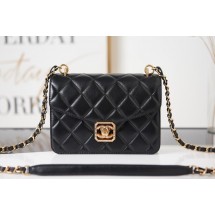 Fake Chanel SMALL FLAP BAG AS2840 BLACK JK2853uQ71