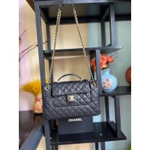 Fashion Chanel lambskin Shoulder Bag AS3335 black JK2417OM51