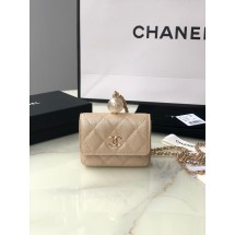 First-class Quality Chanel flap coin purse with chain AP2119 gold JK3301fm32