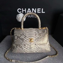 High Quality Imitation Chanel Original Python Leather Tote Bag 8119G JK5398wn47