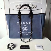 Hot Chanel Medium Original Canvas Leather Tote Shopping Bag 66941H JK5421io40