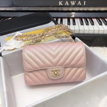 Hot Chanel Small Classic Handbag Grained Calfskin & Gold-Tone Metal A69900 pink JK5056io40