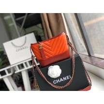 Imitation 1:1 Chanel gabrielle small hobo bag A91810 orange JK4625LT32