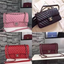 Imitation Chanel 2.55 Series Flap Bag Lambskin Chevron Leather A5378 JK470Fo38