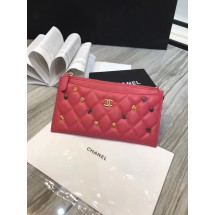 Imitation Chanel Lambskin & Gold-Tone Metal A81797 Pink JK1382sJ18