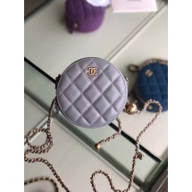 Imitation Chanel Original mini Sheepskin bag AS1449 grey JK3979Dl40