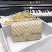 Imitation Chanel Small Classic Handbag Grained Calfskin & Gold-Tone Metal A69900 gold JK5065AI36