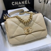 Imitation Cheap Chanel 19 flap bag AS1160 AS1161 AS1162 Nude JK3420fV17