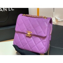 Imitation Cheap Chanel Grained Calfskin Backpack Original Leather AS3108 Lavender JK2690fV17