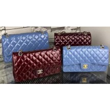 Knockoff Chanel 2.55 Series Flap Bag Patent Leather A1112 JK593yK94