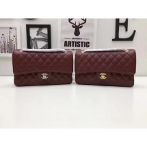 Knockoff Chanel 2.55 Series Flap Bags Original Cannage Pattern A1112 Wine JK5987Lg61